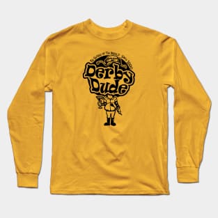 Derby Dude - Gold Shirt Black Ink Long Sleeve T-Shirt